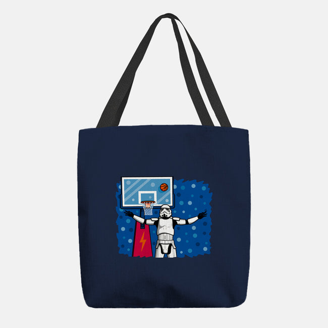 No Look Shot-None-Basic Tote-Bag-Raffiti