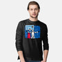 No Look Shot-Mens-Long Sleeved-Tee-Raffiti