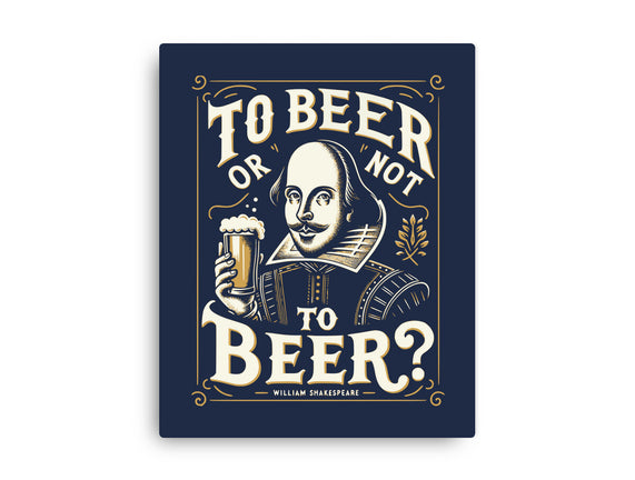 To Beer Or Not To Beer