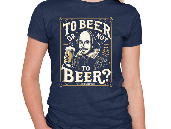 To Beer Or Not To Beer