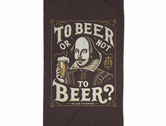 To Beer Or Not To Beer