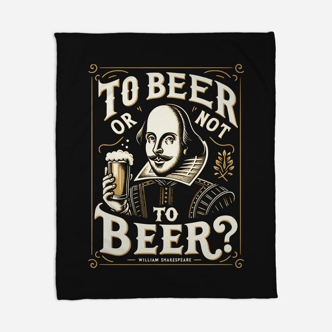 To Beer Or Not To Beer-None-Fleece-Blanket-BridgeWalker