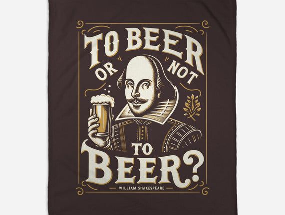 To Beer Or Not To Beer