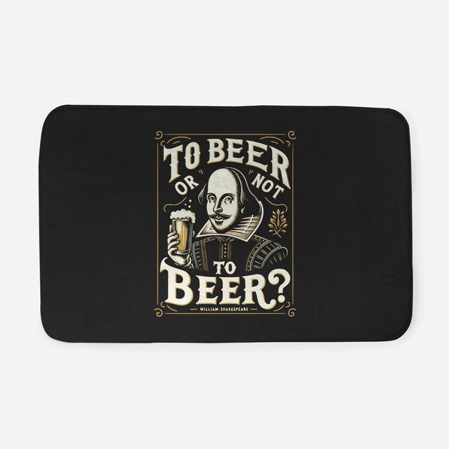 To Beer Or Not To Beer-None-Memory Foam-Bath Mat-BridgeWalker