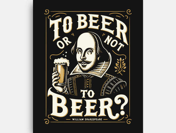 To Beer Or Not To Beer