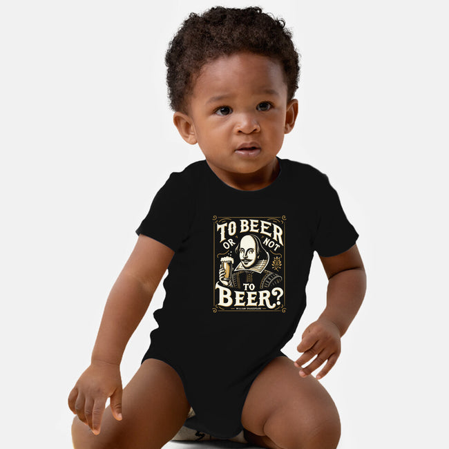 To Beer Or Not To Beer-Baby-Basic-Onesie-BridgeWalker