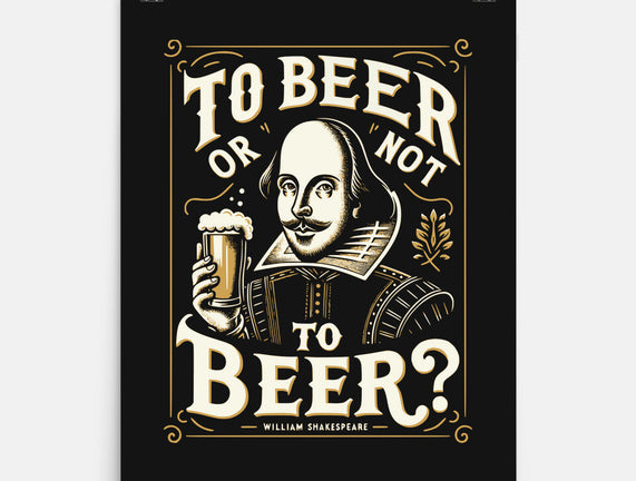 To Beer Or Not To Beer