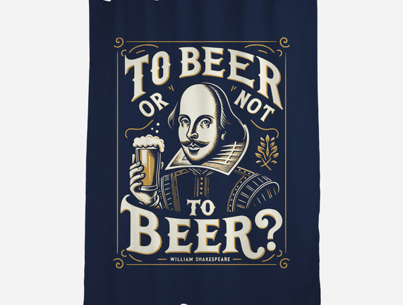 To Beer Or Not To Beer