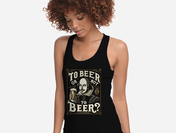 To Beer Or Not To Beer