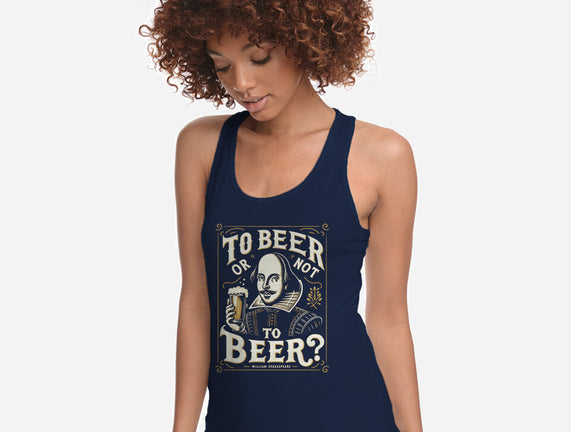 To Beer Or Not To Beer