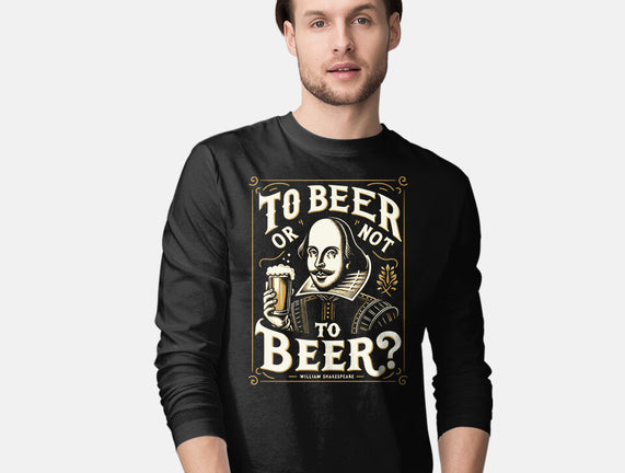 To Beer Or Not To Beer