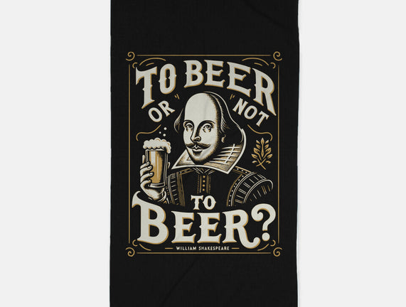 To Beer Or Not To Beer