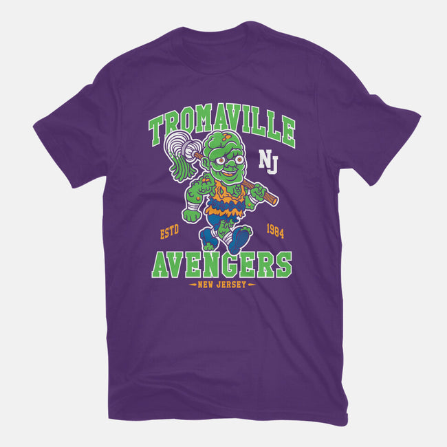 Tromaville Avengers-Womens-Basic-Tee-Nemons