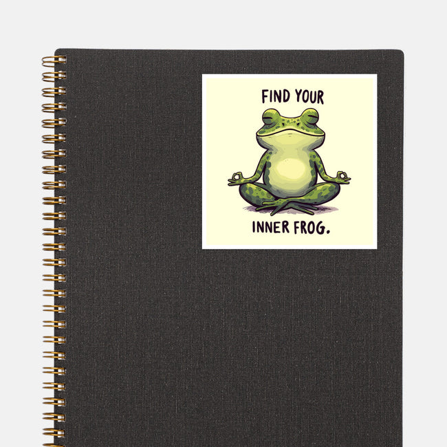 Find Your Inner Frog-None-Glossy-Sticker-Evgmerk