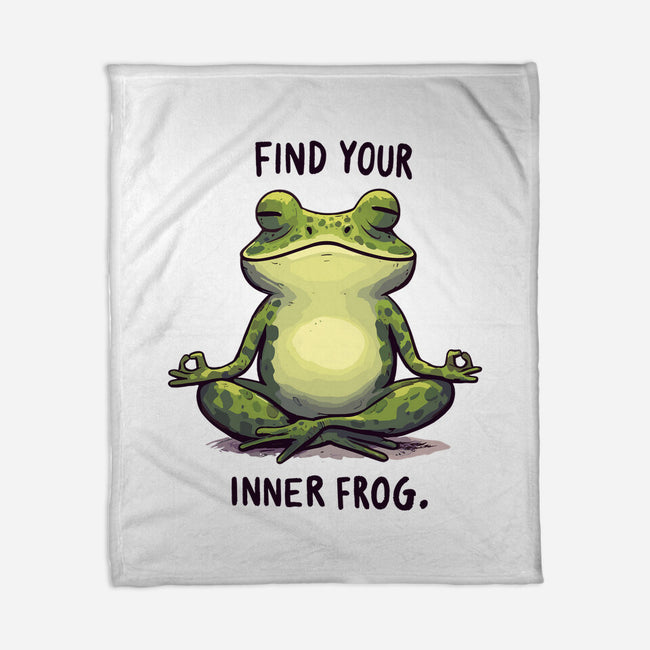 Find Your Inner Frog-None-Fleece-Blanket-Evgmerk