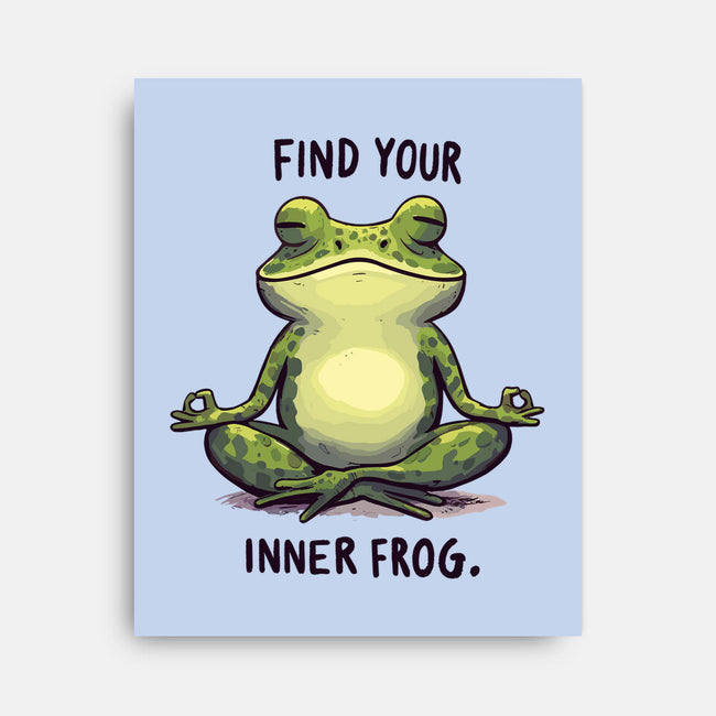 Find Your Inner Frog-None-Stretched-Canvas-Evgmerk