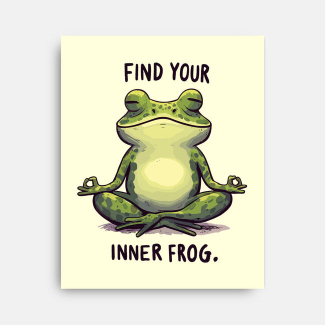 Find Your Inner Frog-None-Stretched-Canvas-Evgmerk