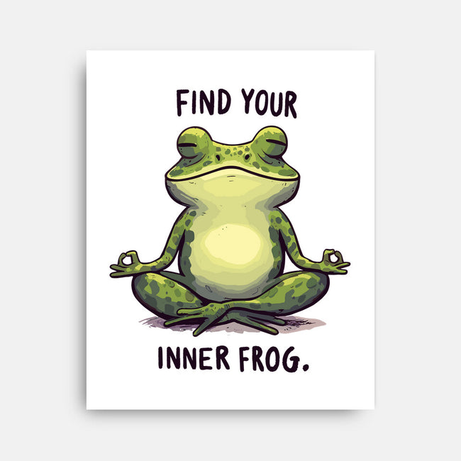 Find Your Inner Frog-None-Stretched-Canvas-Evgmerk