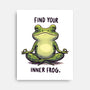 Find Your Inner Frog-None-Stretched-Canvas-Evgmerk