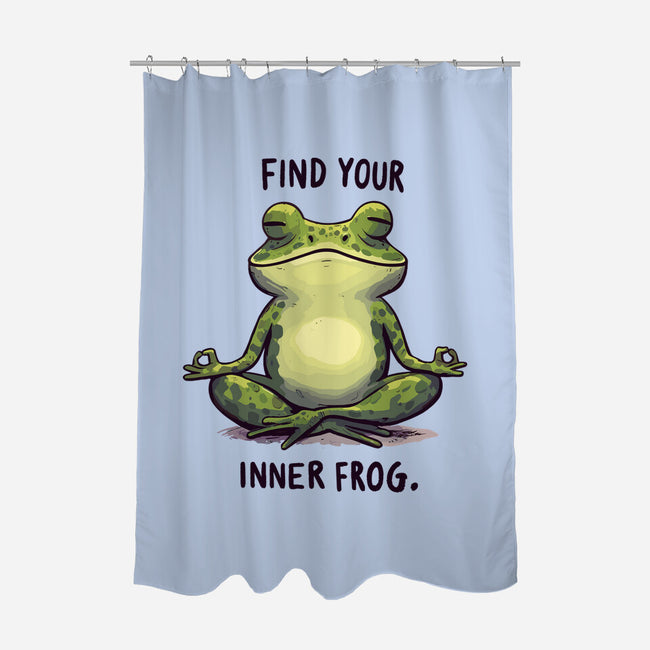 Find Your Inner Frog-None-Polyester-Shower Curtain-Evgmerk