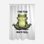 Find Your Inner Frog-None-Polyester-Shower Curtain-Evgmerk