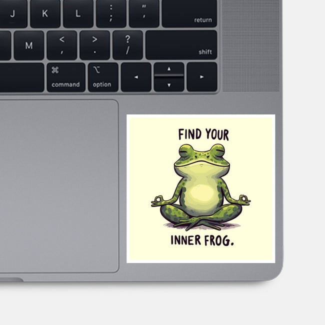 Find Your Inner Frog-None-Glossy-Sticker-Evgmerk