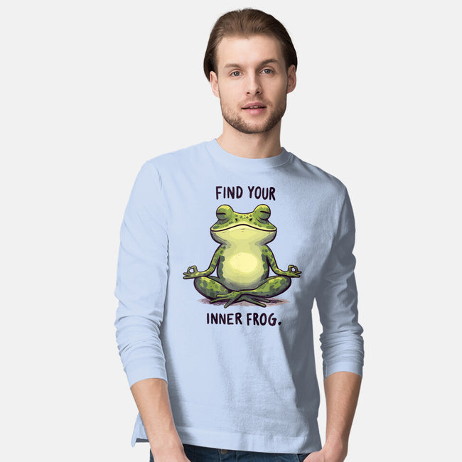 Find Your Inner Frog-Mens-Long Sleeved-Tee-Evgmerk