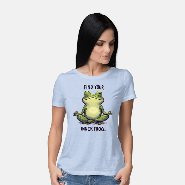 Find Your Inner Frog-Womens-Basic-Tee-Evgmerk