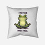 Find Your Inner Frog-None-Removable Cover-Throw Pillow-Evgmerk