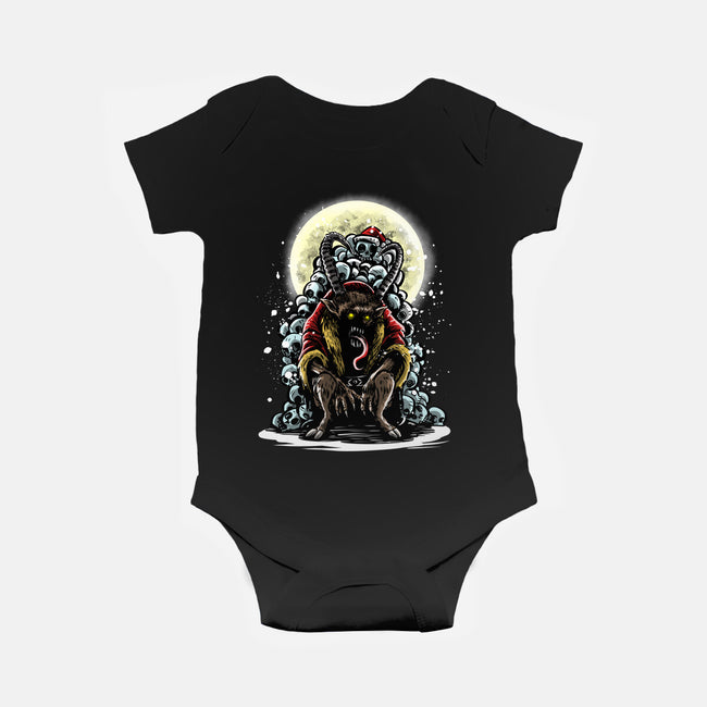 The Throne Of Krampus-Baby-Basic-Onesie-zascanauta