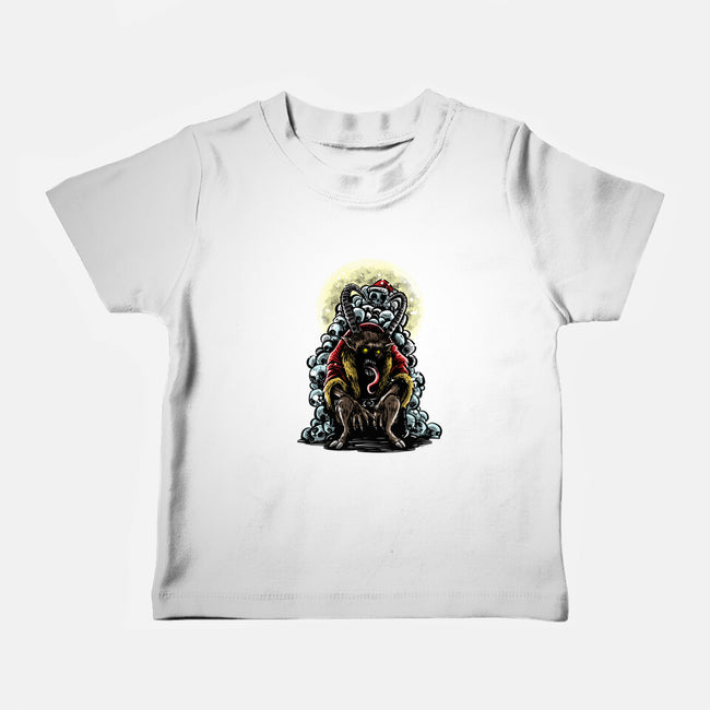 The Throne Of Krampus-Baby-Basic-Tee-zascanauta