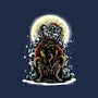 The Throne Of Krampus-None-Fleece-Blanket-zascanauta