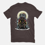 The Throne Of Krampus-Womens-Basic-Tee-zascanauta