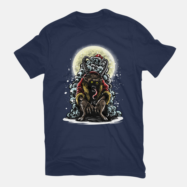 The Throne Of Krampus-Youth-Basic-Tee-zascanauta