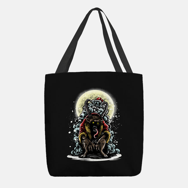 The Throne Of Krampus-None-Basic Tote-Bag-zascanauta