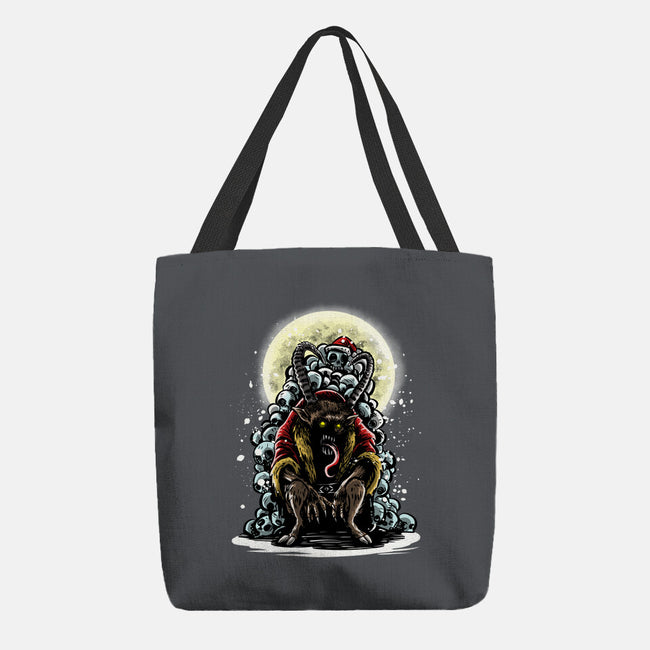 The Throne Of Krampus-None-Basic Tote-Bag-zascanauta