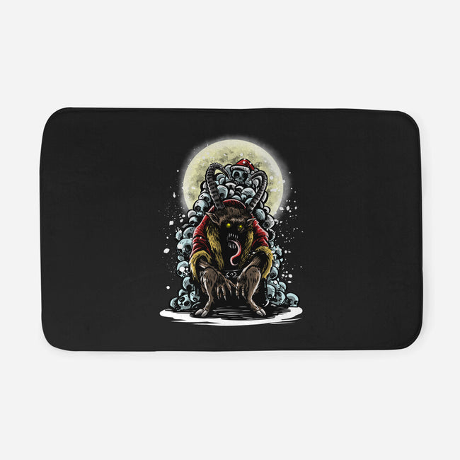 The Throne Of Krampus-None-Memory Foam-Bath Mat-zascanauta