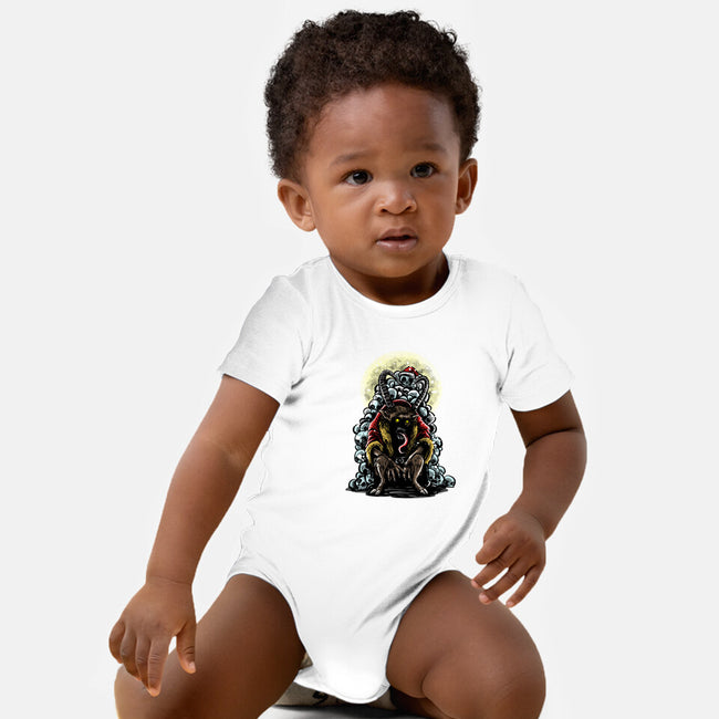 The Throne Of Krampus-Baby-Basic-Onesie-zascanauta