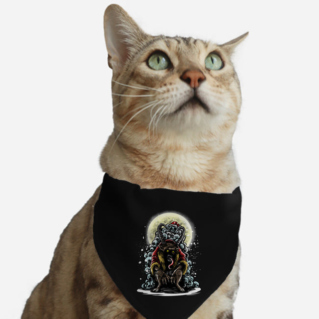 The Throne Of Krampus-Cat-Adjustable-Pet Collar-zascanauta