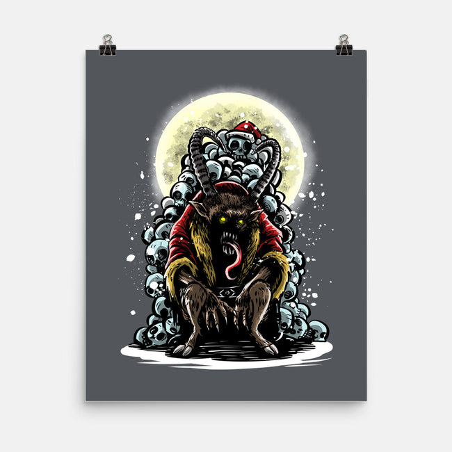 The Throne Of Krampus-None-Matte-Poster-zascanauta