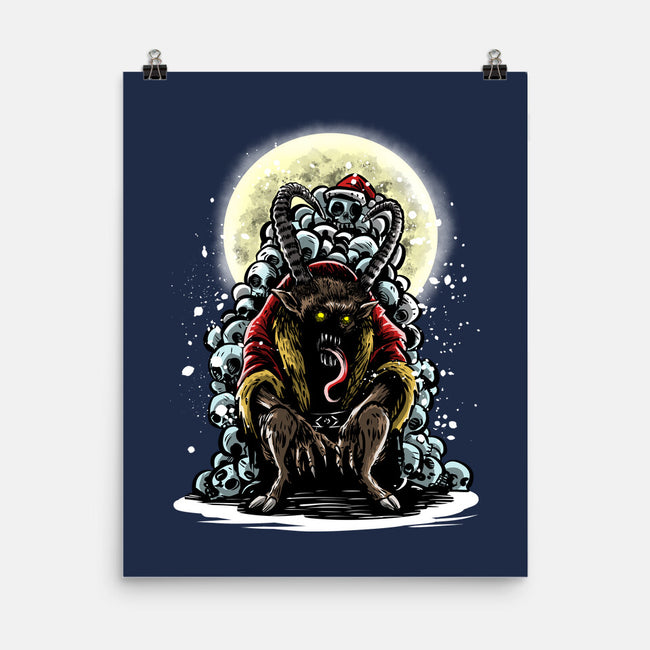 The Throne Of Krampus-None-Matte-Poster-zascanauta