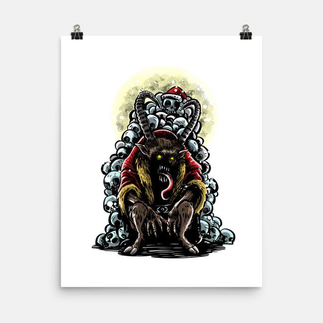 The Throne Of Krampus-None-Matte-Poster-zascanauta