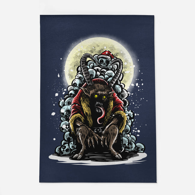 The Throne Of Krampus-None-Indoor-Rug-zascanauta