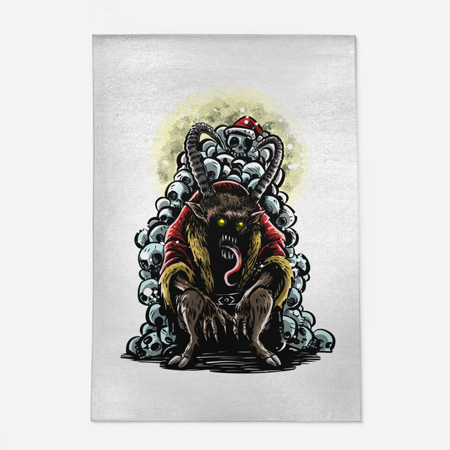 The Throne Of Krampus-None-Indoor-Rug-zascanauta