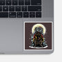 The Throne Of Krampus-None-Glossy-Sticker-zascanauta