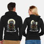 The Throne Of Krampus-Unisex-Zip-Up-Sweatshirt-zascanauta