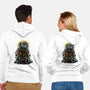 The Throne Of Krampus-Unisex-Zip-Up-Sweatshirt-zascanauta