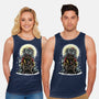 The Throne Of Krampus-Unisex-Basic-Tank-zascanauta