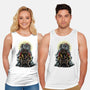 The Throne Of Krampus-Unisex-Basic-Tank-zascanauta