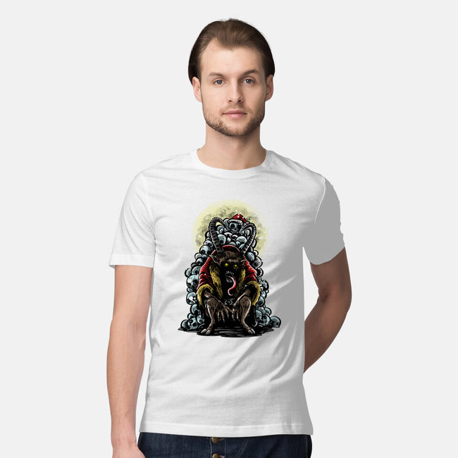 The Throne Of Krampus-Mens-Premium-Tee-zascanauta